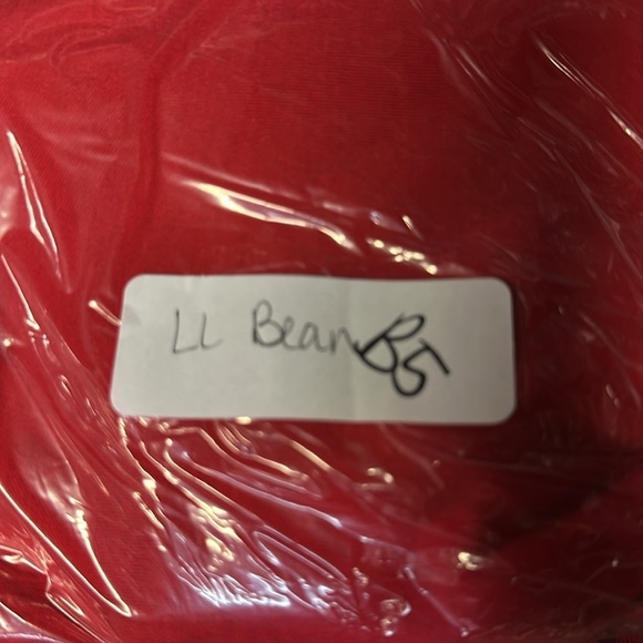 LL BEAN 100% Supina Pima Red cotton woman pocketed plus size open cardigan 1X - Picture 10 of 10